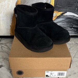 UGG Classic Black Sheepskin Boots
